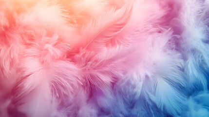 Poster - Soft gentle pastel gradients in a whimsical imaginative composition with delicate light textures and creative youthful charm