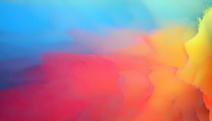Poster - ethereal gradient with vibrant color transitions from warm red to cool blue, perfect for modern abstract background and digital designs

