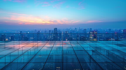 metropolitan cityscape with modern architecture. aerial viewpoint capturing architectural details in