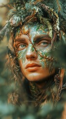 Poster - Enchanted Forest Spirit: A Fantasy Portrait