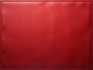 Poster - Red Leather Texture With High Detail And Realistic Appearance, Perfect For Use As A Graphic Background In Digital Design Projects. 00001