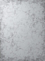 Poster - Grey Concrete Wall Texture Features High Resolution Scratches And Cracks For A Realistic Background Image Effect. 00002