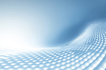 Poster - Soft wave pattern in light blue hues creating a serene and calming atmosphere