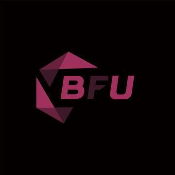 BFU creative minimalist letter logo. BFU unique vector initials alphabet letter logo designBFU creative minimalist letter logo. BFU unique vector initials alphabet letter logo design