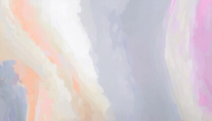 Wall Mural - soft pastel abstract with delicate vertical brushstrokes, blending pink, beige, and gray hues for mi