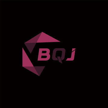 BQJ creative minimalist letter logo. BQJ unique vector initials alphabet letter logo design