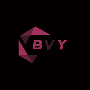 BVY creative minimalist letter logo. BVY unique vector initials alphabet letter logo design