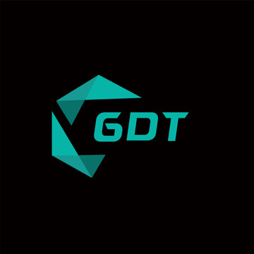GDT creative minimalist letter logo. GDT unique vector initials alphabet letter logo design