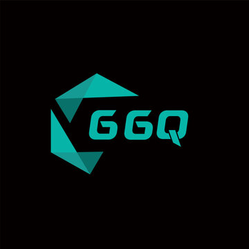 GGQ creative minimalist letter logo. GGQ unique vector initials alphabet letter logo design