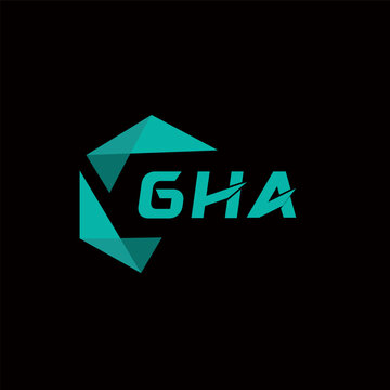 GHA creative minimalist letter logo. GHA unique vector initials alphabet letter logo design