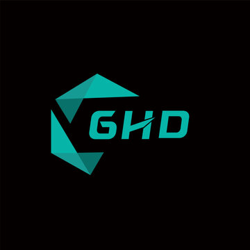 GHD creative minimalist letter logo. GHD unique vector initials alphabet letter logo design