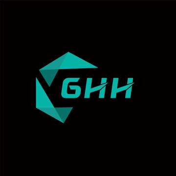 GHH creative minimalist letter logo. GHH unique vector initials alphabet letter logo design