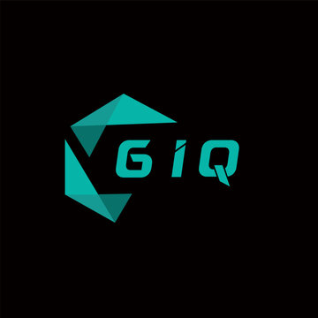 GIQ creative minimalist letter logo. GIQ unique vector initials alphabet letter logo design