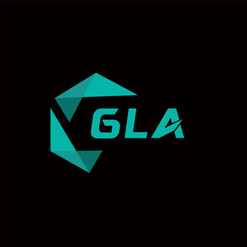 GLA creative minimalist letter logo. GLA unique vector initials alphabet letter logo design