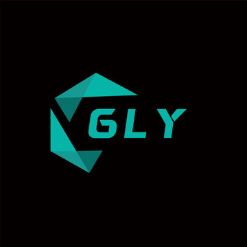 GLY creative minimalist letter logo. GLY unique vector initials alphabet letter logo design