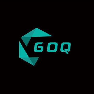 GOQ creative minimalist letter logo. GOQ unique vector initials alphabet letter logo design