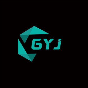 GYJ creative minimalist letter logo. GYJ unique vector initials alphabet letter logo design