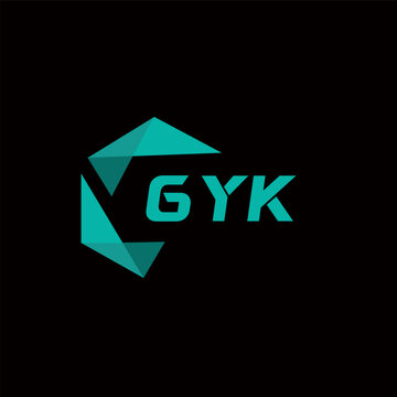 GYK creative minimalist letter logo. GYK unique vector initials alphabet letter logo design