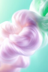 Poster - Dreamy white swirls create a whimsical and ethereal background texture for artistic inspiration