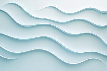 Poster - This design features gentle ripple patterns in light blue on a clean white surface. The smooth gradient effect creates a calming and organic feel, with ample space for text overlay
