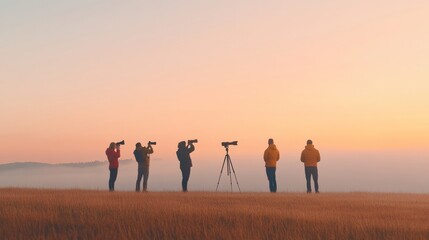 Poster - Contemporary Wildlife Documentation Sunrise of Endangered Mini-Fauna in Natural Sanctuary - Global Conservation Efforts and Eco-Marketing Impact