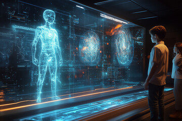 Poster - Exploring mixed reality in an educational lab with interactive holograms
