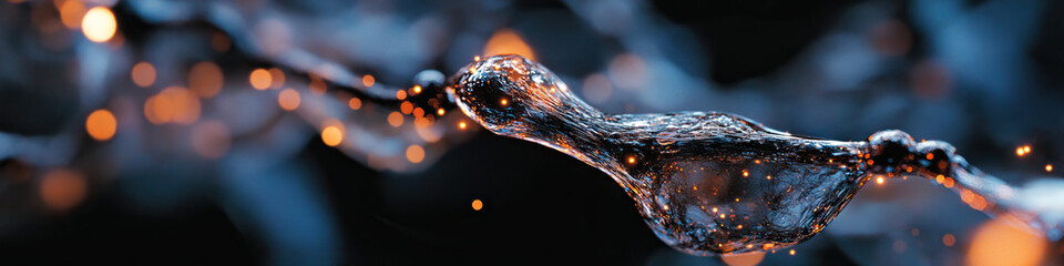 Poster - Abstract Translucent Structure with Luminescent Particles