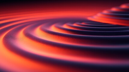 Abstract Red And Purple Swirling Wave Pattern
