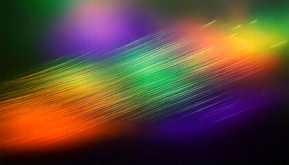 Poster - vibrant abstract background featuring dynamic streaks of orange, green, purple, and yellow. perfect 