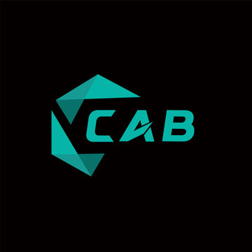 CAB creative minimalist letter logo. CAB unique vector initials alphabet letter logo design