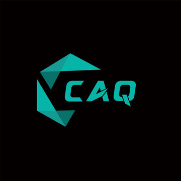 CAQ creative minimalist letter logo. CAQ unique vector initials alphabet letter logo design