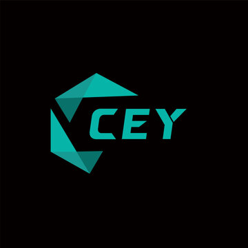 CEY creative minimalist letter logo. CEY unique vector initials alphabet letter logo design