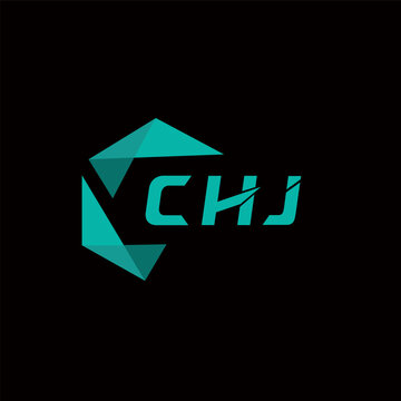 CHJ creative minimalist letter logo. CHJ unique vector initials alphabet letter logo design