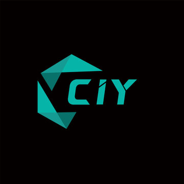 CIY creative minimalist letter logo. CIY unique vector initials alphabet letter logo design