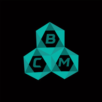 BCM creative minimalist letter logo. BCM unique vector initials alphabet letter logo designBCM creative minimalist letter logo. BCM unique vector initials alphabet letter logo design