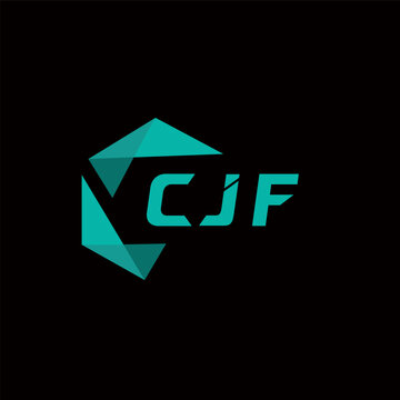 CJF creative minimalist letter logo. CJF unique vector initials alphabet letter logo design