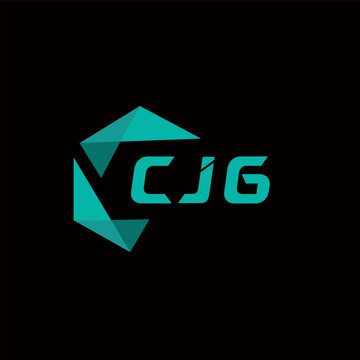CJG creative minimalist letter logo. CJG unique vector initials alphabet letter logo design