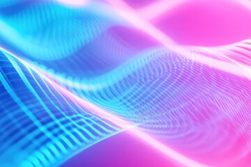 Poster - A close-up shot of a blue and pink background, ideal for designs and presentations