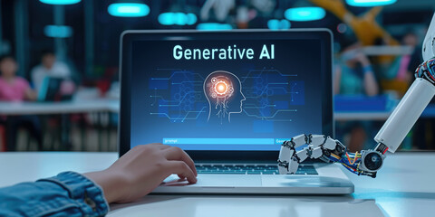 Poster - generative ai virtual assistant tools for prompt engineer and user for ease of engage artificial int
