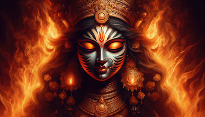 Wall Mural - Hindu Goddess Kali