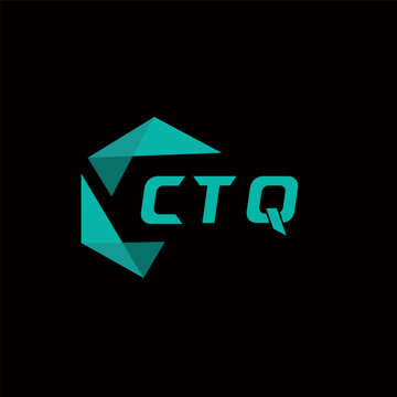 CTQ creative minimalist letter logo. CTQ unique vector initials alphabet letter logo designCTQ creative minimalist letter logo. CTQ unique vector initials alphabet letter logo design