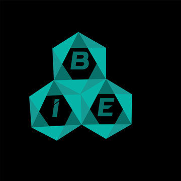 BIE creative minimalist letter logo. BIE unique vector initials alphabet letter logo design