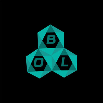 BOL creative minimalist letter logo. BOL unique vector initials alphabet letter logo design