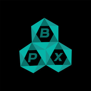 BPX creative minimalist letter logo. BPX unique vector initials alphabet letter logo design