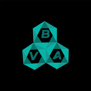 BVA creative minimalist letter logo. BVA unique vector initials alphabet letter logo designBVA creative minimalist letter logo. BVA unique vector initials alphabet letter logo design