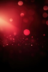 Poster - blurry image of a red and black background