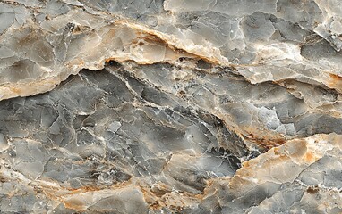 Aufkleber - Grey and beige marble texture background.