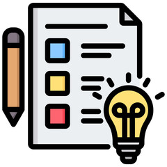 Poster - Concept Outline Color Icon