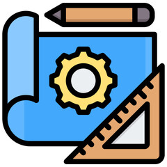 Poster - Prototype Outline Color Icon