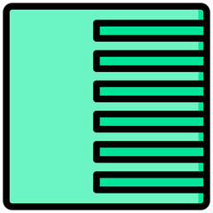 Poster - Shadow Outline Color Icon